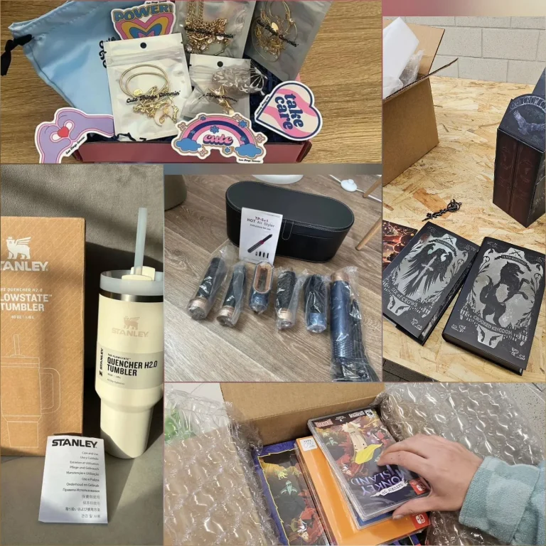 Exemples de super découvertes qui ont été faites lors de l'ouverture de colis par des clients de Cache-Cache- Colis